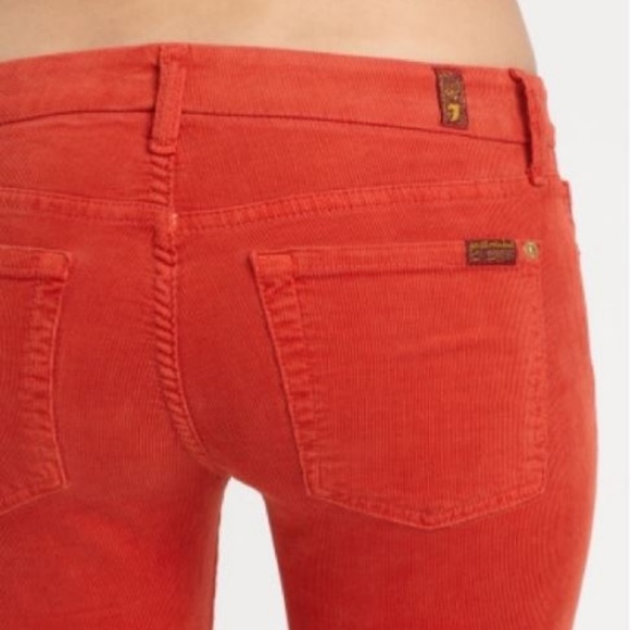 7 For All Mankind Skinny Corduroys sz30 - Picture 3 of 5